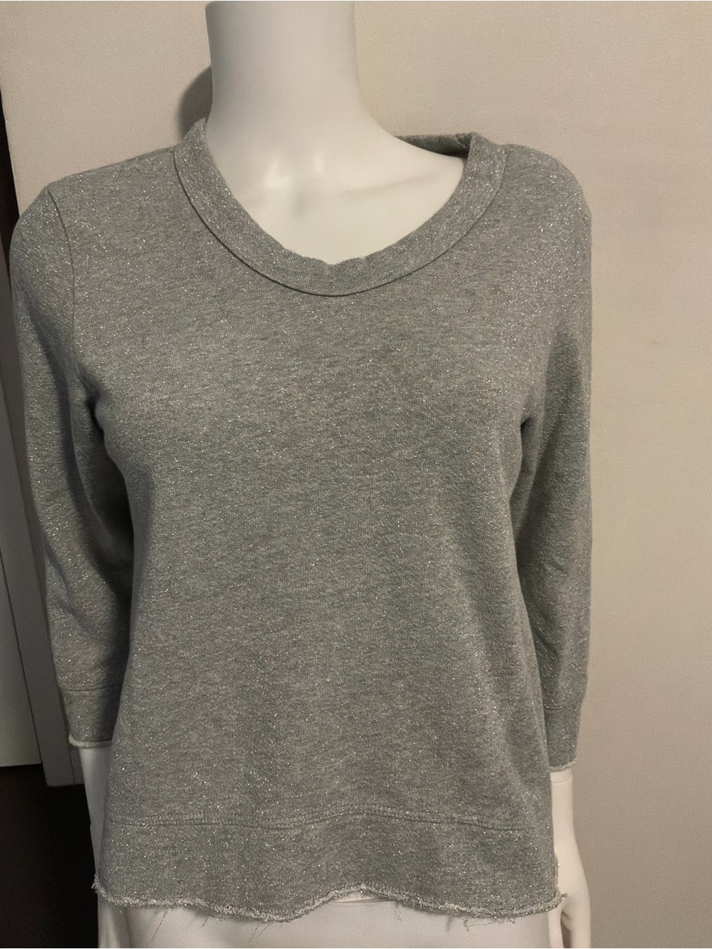 Wilt Metallic Knit Sweatshirt